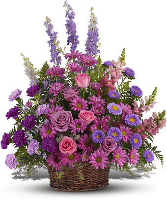 Gracious Lavender Basket *