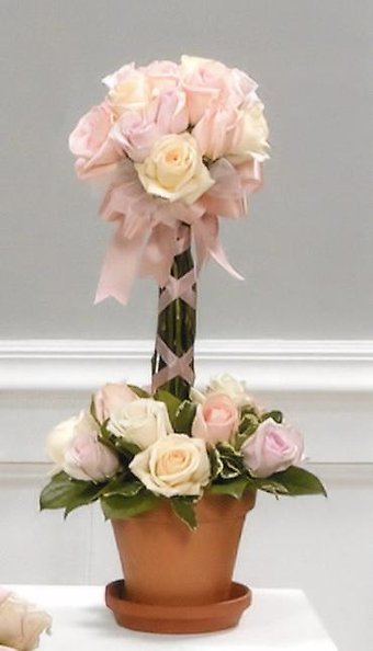 Peaceful Pink Topiary
