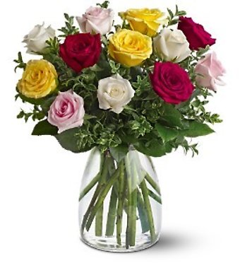 Dozen Mixed Roses