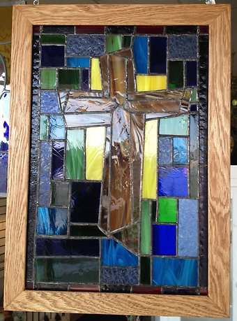 Stained Glass Cross