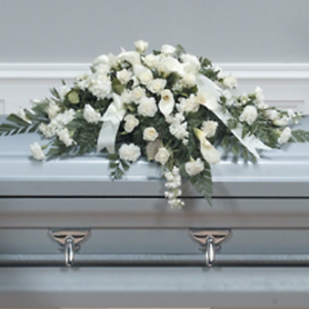 Stately Lily Casket Spray